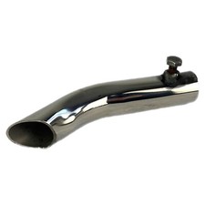 Vespa PX PE T5 LML Exhaust Tail Pipe Polished Stainless Steel - 20mm Diameter