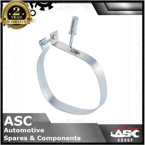 Exhaust rear silencer - rear, strap