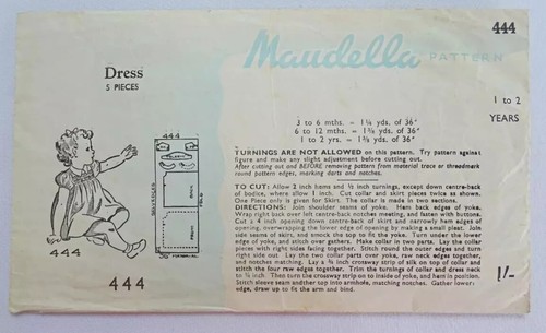 Vintage sewing pattern - pattern, 1940s