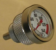 Oil temperature gauge for