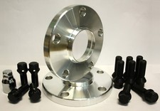 2 X 13MM WHEEL SPACERS BLACK