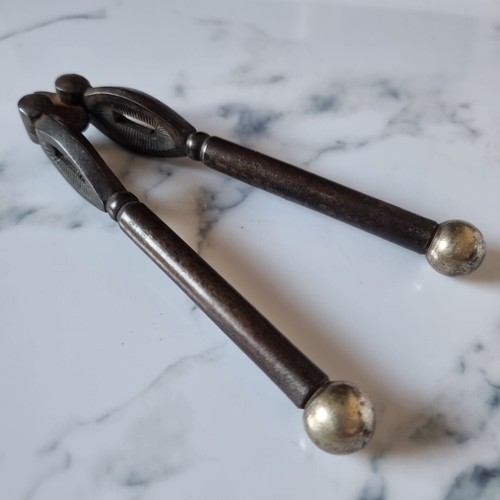 Antique metal nut crackers - antique,
