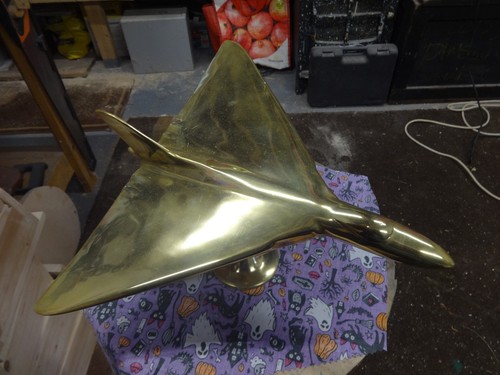 Brass sculpture model a - sculpture/model,
