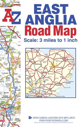 East anglia road map - anglia,