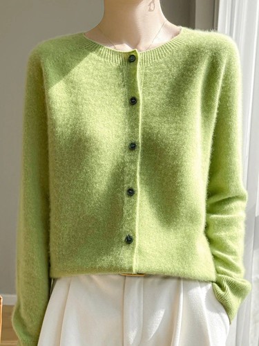Women merino wool cardigan - merino,