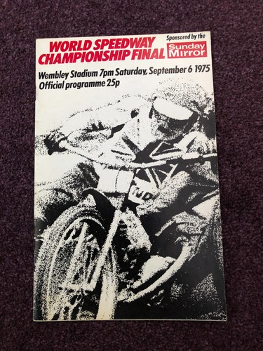Speedway programme 1975 world - 1975,