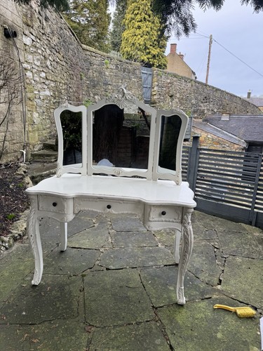 Dressing table mirror shabby - dressing,
