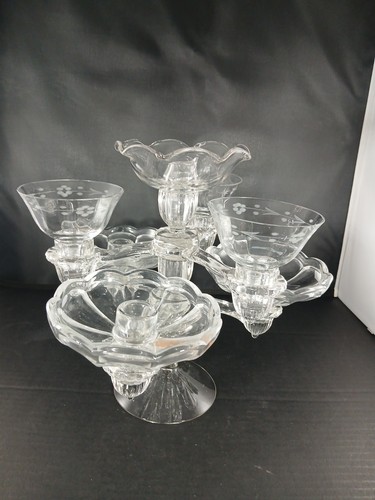 Vtg mcm cambridge glass - cambridge, clear