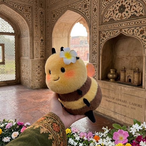 Cute bee plush - cute, soft
