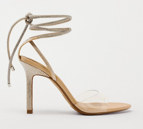 Zara vinyl sandals - vinyl, shiny