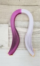 50 two tone white and fuchsia