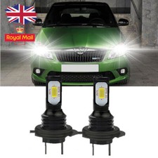 FOR SKODA FABIA 1999+ 2X Upgrade H7 6000K 3570 Car LED Headlight Bulbs UK STOCK