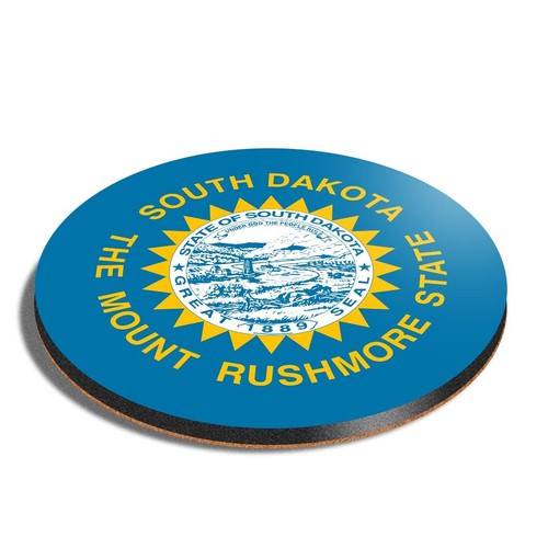 Round mdf coaster south dakota - round,