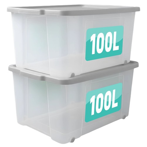 Clear plastic container - 2,