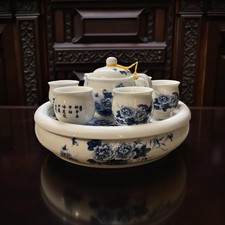 Vintage Chinese Blue White