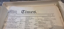 Historic Times Newspaper, 5th October 1912