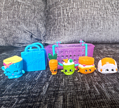 Shopkins with bag basket - bag,