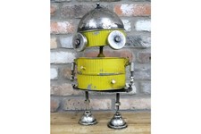 Reclaimed Metal Yellow Robot