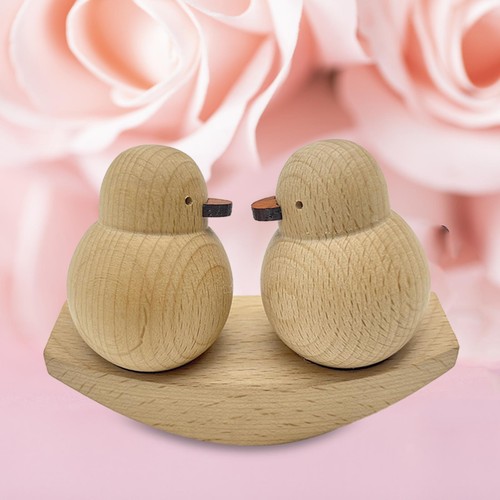 Carved duck sculptures - sculptures,