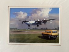 Skyways Avro York painting print  10 x 8.25 inches sealed
