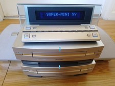 Pioneer Stereo CD Receiver Radio XC-L77 + Cassette CT-L77 Silver