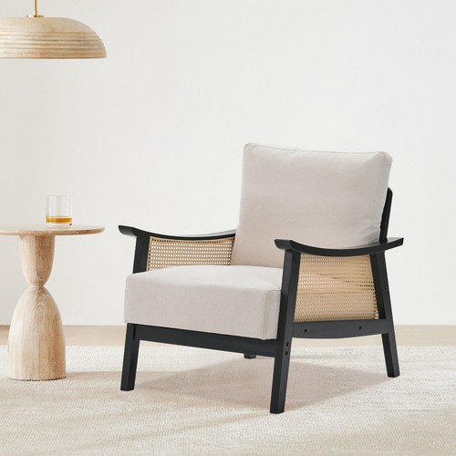 Wooden frame armchair - wooden,