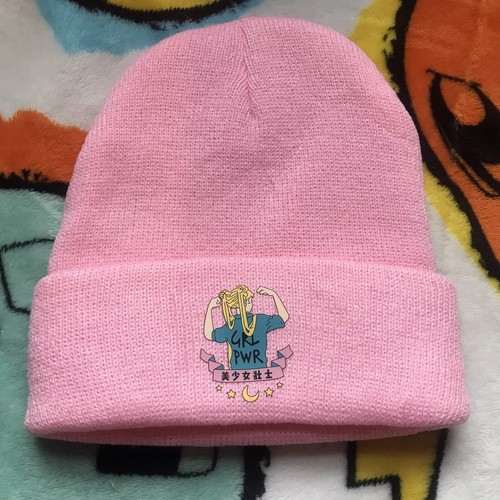 Sailor moon beanie hat - , pastel