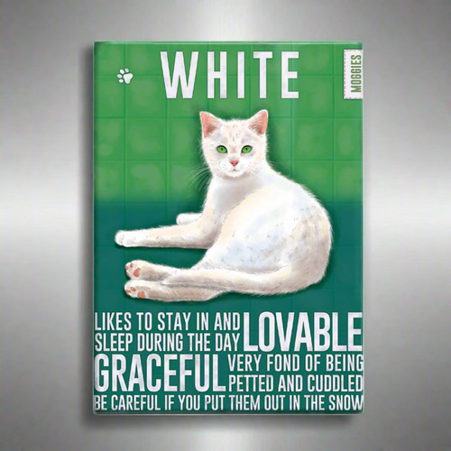 White cat cute - white, fun