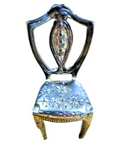 Vintage Silver Plated Chair