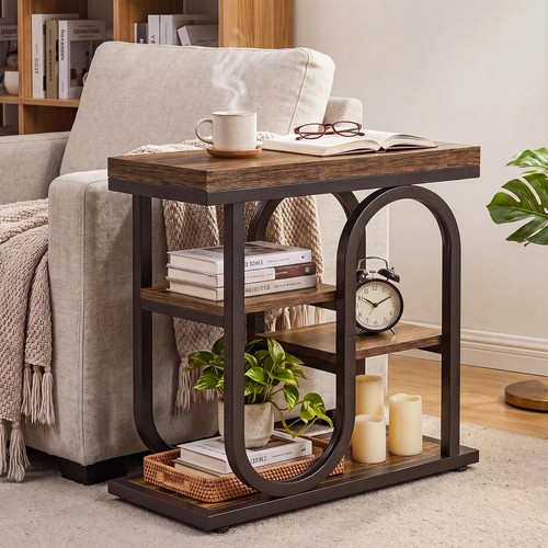 Modern end table - table, narrow