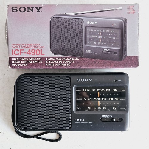 Sony icf 490l portable - icf-490l,