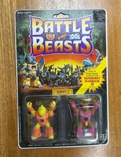 BATTLE BEASTS #29 Icky Iguana  & #30 Armoured Armadillo Series 2 MOC