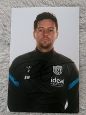 ENGLAND. WBA. WEST BROM. WEST BROMWICH ALBION. HAND SIGNED PHOTO 6X4 RYAN MASON