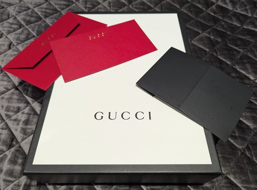 Gucci flat gift box card - gucci,