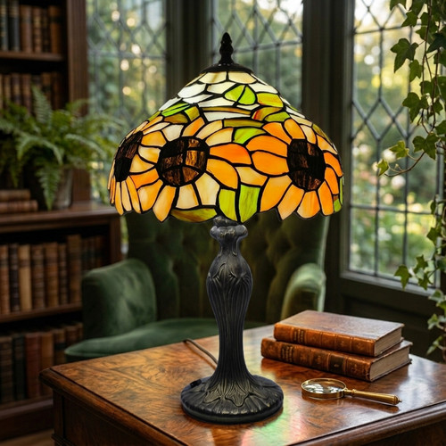 Tiffany sunflower table - tiffany,