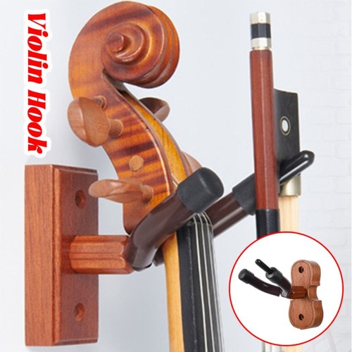 With bow hook violin - with,