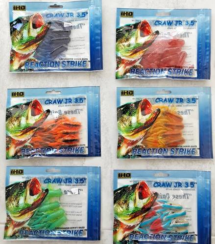Bass lure reaction strike craw - bass,