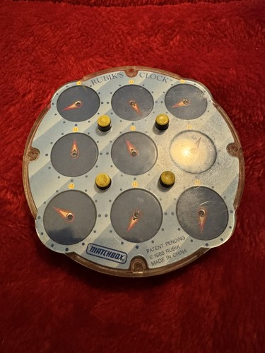 Vintage rubiks clock - clock, by