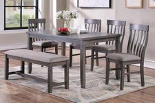 6-PC Wood Crafted Design Oak