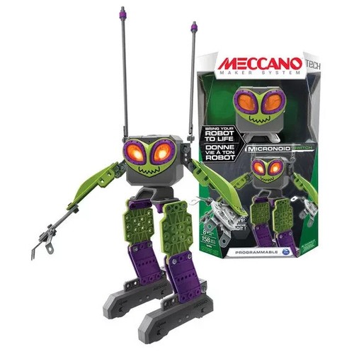 Meccano micronoid green switch - meccano,