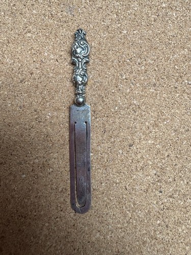 Book mark silver - mark, hallmarked