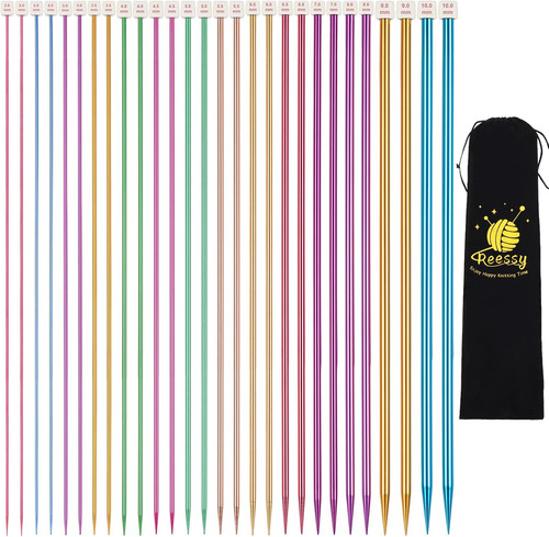 Reessy coloured knitting - reessy,