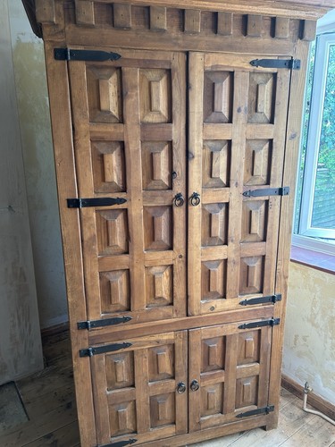 Vintage heavy armoire linen - vintage, armoire/linen