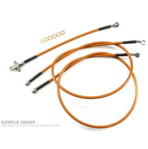 Fir front brake hose orange - fir,