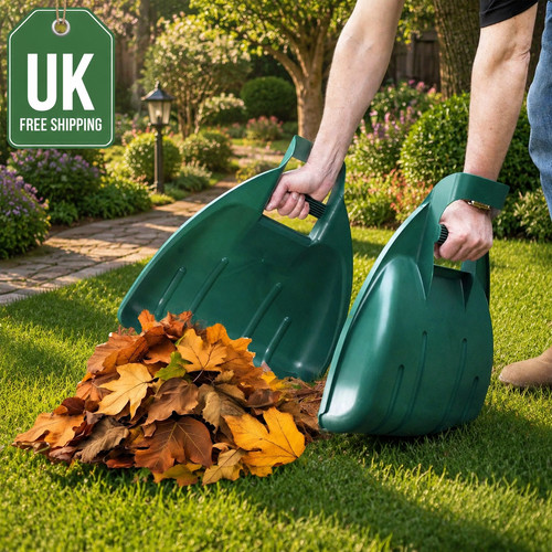 Leaf grabbers with - leaf, handles
