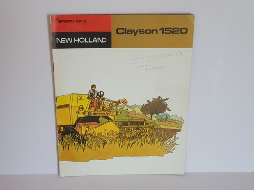 New holland clayson 1520 - holland,