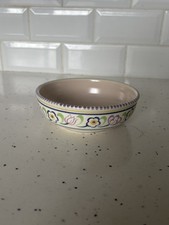 Vintage 1950s Poole Pottery Traditional Ware Hand Painted JL Pattern Bowl Dish