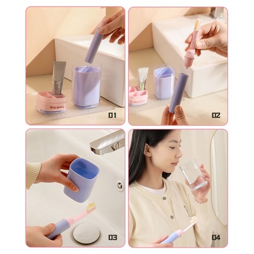 Space efficient foldable brush - space,