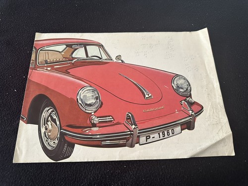 1960 porsche 356 brochure - 1960, b