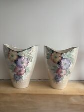Pair of art deco Maling lustre